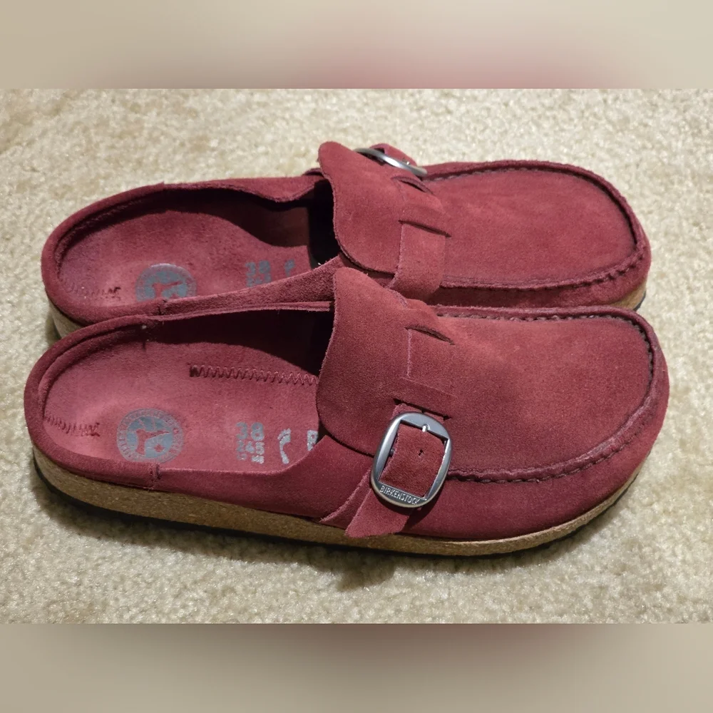 BIRKENSTOCK Buckley in Zinfandel size 38 7/7.5 US Like New! - Picture 7 of 10
